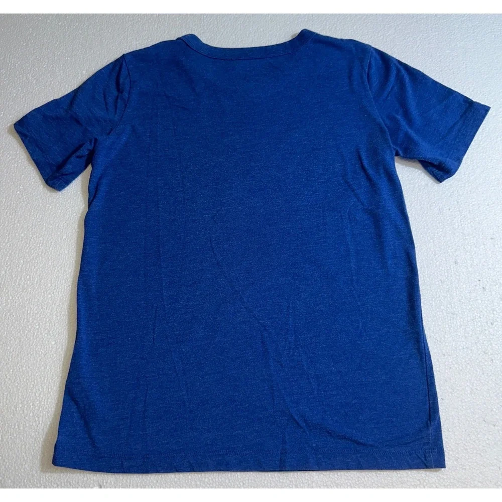 OshKosh Boys Blue Shark Sequin Graphic T-Shirt Nice‎ To Eat You Size 10/12